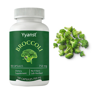 Capsules de Sulforaphane à base de graines de brocoli, ingrédient naturel, marque privée, pour la fonction cognitive adulte, détoxification, personnalisable - Product Image 2