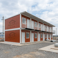 Maison de bureau modulaire préfabriquée personnalisable, conteneur détachable de 20 pieds, maison modulaire préfabriquée