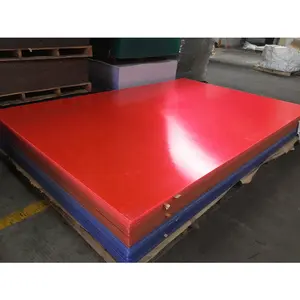 Custom 3Mm 5Mm Fluorescerende Rode Kleur Plastic Pmma Geëxtrudeerde Acrylplaat Voor Reclame Display Board