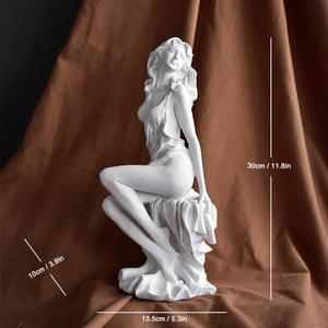 Statues de déesses de la <span class=keywords><strong>mythologie</strong></span> <span class=keywords><strong>scandinave</strong></span>, décoration d'intérieur, sculpture en résine, ornements modernes pour salle d'art - Product Image 6