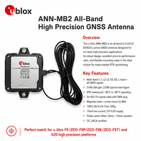   ANN-MB2/ANN-MB-00 Antena Aktif GNSS Multi-Band Presisi Tinggi L1/L2/L5/E6/B3 RTK IP67 untuk Survei UAV Pertanian