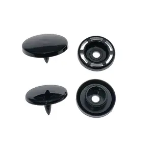 Cheap Reusable Resin Press Snap Button 1413 Glossy Plastic Snap Rivet For Raincoat