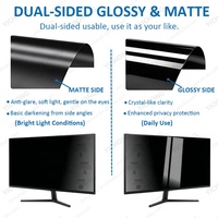 Filtre de confidentialité anti-espion 34 pouces 21:9, protection contre la lumière bleue, film protecteur d'écran pour moniteur d'ordinateur
