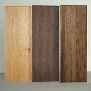 High Quality Modern Design Natural Wood Veneer Wood Flush Door Interior Door For House And Office Room