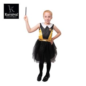 Robe <span class=keywords><strong>de</strong></span> magicien pour fille ODM en vente entière pour film Cosplay uniformes scolaires magiques pour enfants en jaune <span class=keywords><strong>2</strong></span> couleurs Cos Play - Product Image 1