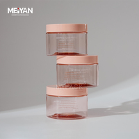 MYPACK Contenants en plastique vert de luxe pour cosmétiques, masque capillaire, beurre corporel, pots de 200g, 300g, 500g