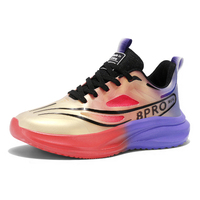 Cross-border sol PVC Pria, sneaker kasual tinggi sol ukuran besar Microfiber kulit tahan air bernafas untuk berjalan