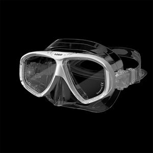 कारखाने थोक उपकरण समशीड लेंस स्विमिंग गोगल एकल लेन मास्क स्कूबा डाइविंग मास्क - Product Image 3