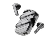 Écouteurs de jeu sans fil GQ16 TWS avec réduction de bruit active, indicateur LED, étanches IPX7, autonomie de plus de 20 heures, faible latence, style mécha