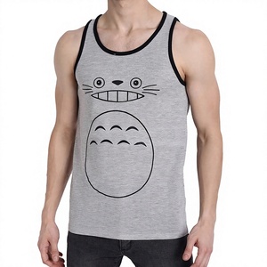 Venta caliente Plain Gym Men Tank Top Personalizado Color sólido Gym Wear Tank Top Quick Dry Transpirable Men Tank Top - Product Image 1