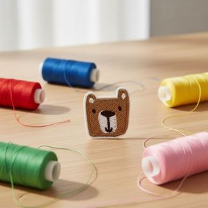 Nouvelle broderie thermocollante, patchs animaux mignons et colorés (ours, grenouille, lapin, canard) pour sacs, vêtements, coques de téléphone et décoration - Product Image 2