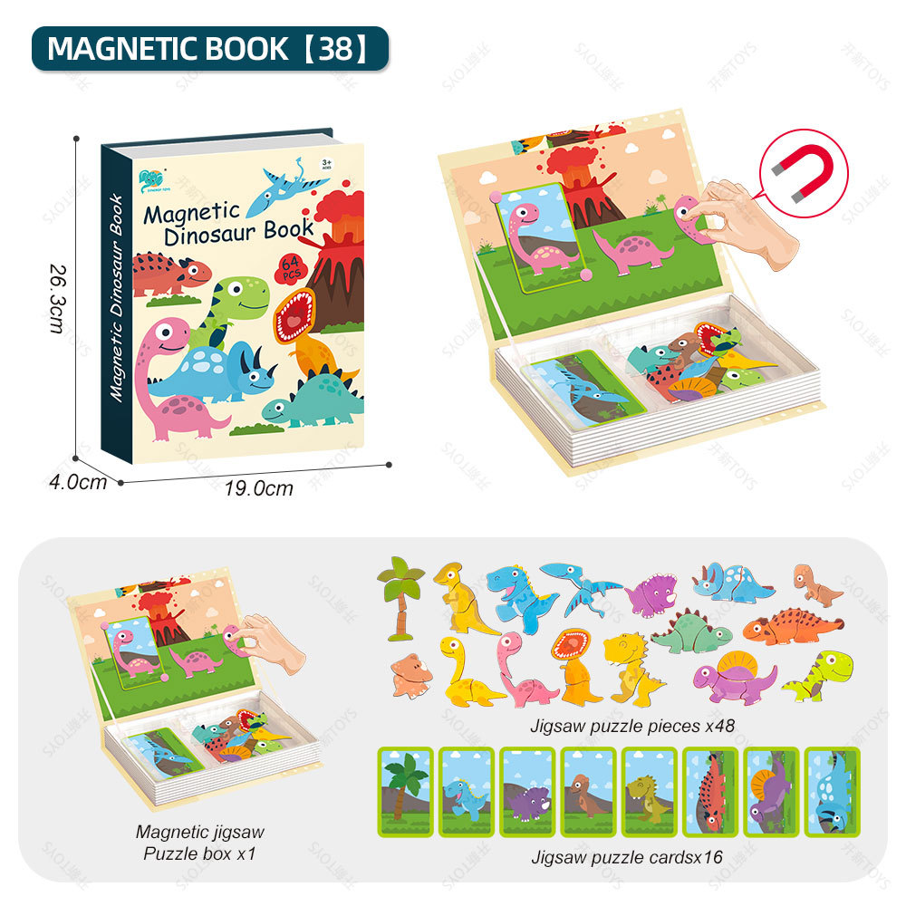 puzzle suit-dinosaur kingdom (english book box)
