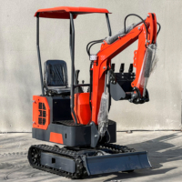 Chinese Machine 1.2 Ton Mini Excavator Small Compact Crawler EURO 5 EPA Engine CE Warranty Mini Excavator
