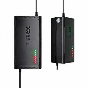 Chargeur de <span class=keywords><strong>moto</strong></span> 60V6A, chargeur rapide avec indicateur de niveau de <span class=keywords><strong>charge</strong></span> LED (20%/40%/100%) pour vélos électriques et scooters, prise EU/US/UK - Product Image 1