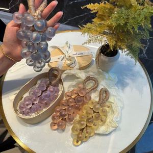 Thanh Rắn Thanh Xà Phòng Handmade Pha Lê Trong Suốt Cụm Nho Thanh Lịch Vẻ Đẹp Cá Nhân Chăm Sóc Xà Phòng Thanh Mini Nhân Tạo Nho Xà Phòng - Product Image 6