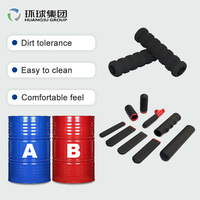 Poignée en mousse de polyuréthane personnalisée, poignées flexibles en mousse PU, poignée en mousse de caoutchouc durable antidérapante, service de mousse personnalisé OEM/ODM
