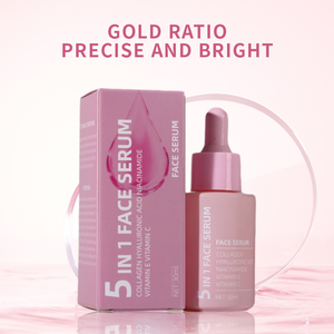 Siero Viso 5 in 1 con Acido Ialuronico, Vitamina <span class=keywords><strong>C</strong></span>, Vitamina E e Collagene, Anti-Età e Illuminante, Vendita all'Ingrosso - Product Image 2
