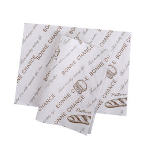 Food Grade Waxed Paper Oil Proof Wrapping Paper, Custom Logo Size Grease Proof Food Wrapping Paper