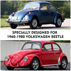 Housse de voiture imperméable pour Volkswagen Beetle 1960-1980, housses de voiture toutes saisons avec porte à fermeture éclair pour la protection contre la neige, la pluie, la poussière et la grêle - Product Image 2