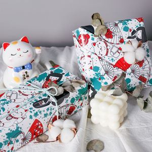 Wholesale 80g Chinese Style Art <b>Paper</b> Tissue 43*300cm Gift Luxury Custom Packaging <b>Wrapping</b> <b>Paper</b> Roll - Product Image 6