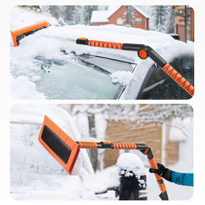 Pelle à neige pliable robuste, détachable et compatible avec les chariots, pour l'élimination professionnelle de la neige en hiver - Product Image 4