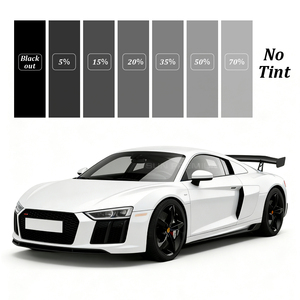 Film pour vitres de voiture 4mil, résistant aux UV, isolant thermique et offrant de la confidentialité, film auto-adhésif pour vitres de voiture - Product Image 1