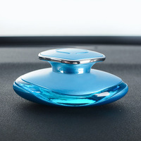 Diffuseur d'arômes pour voiture, purificateur d'air, flacon de parfum en verre de luxe, rafraîchisseur d'air pour tableau de bord de véhicule