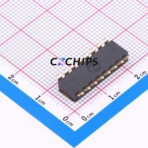 DO-08PD DIP Switch SMD,P=2.54mm Switch Flat Toggle, Raised Type Single Pole Single Throw 8 2.54mm - Product Image 2