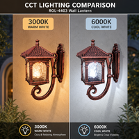Lampe LED d'extérieur de style européen en aluminium, étanche, pour jardin, paysage, rétro, IP65, alimentation AC, cour, rue, hauteur 2,3 m