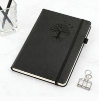 Carnet de notes/agenda à couverture rigide personnalisé à pois, avec bande élastique, gamme de couleurs complète, grille épaisse de qualité supérieure 2026
