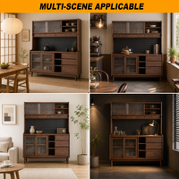 Meubles de rangement modernes haut de gamme de style américain, vente directe d'usine, prix bas, qualité durable, peinture, cadre en bois massif