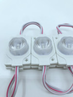 Module LED SMD2835 3030 ABS à injection avec lentille pour éclairage latéral DC12V/24V, types de modules LED 1 puce 1,5W