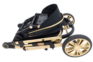 Poussette bébé 3 en 1 pour nouveau-nés 0-36 mois Siège <span class=keywords><strong>auto</strong></span> en lin inclus - Product Image 6