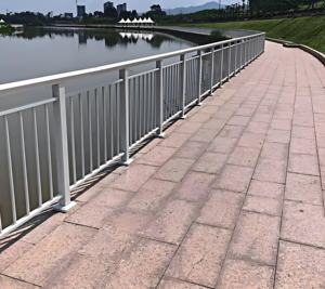 手すり手すりバルコニーと階段用カスタマイズデザインアルミニウムと亜鉛メッキ鋼錬鉄製階段ステップ手すり - Product Image 5