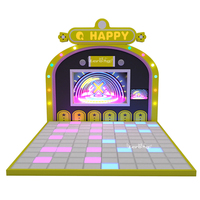 Jeu de sol LED interactif, équipement de terrain de jeu intérieur, jeu de danse actif et amusant, grille lumineuse, écran tactile pour les centres d'activités pour enfants