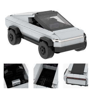 MOC Bricks <strong>Car</strong> MOC4132 City Series <strong>Tesla</strong> Cyberpunk Boy Gifts DIY Juguetes Mini Building Block Sets Educational Kids <strong>Toys</strong> - Product Image 6