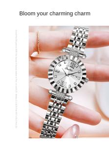 Diseñador 2024 último pequeño dial de cuarzo impermeable Luz de lujo estilo minimalista nicho reloj de mujer al por mayor - Product Image 3