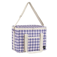 Sac isotherme de plage personnalisé, imperméable, étanche, écologique, avec doublure en PEVA, isolation durable, avec bandoulière