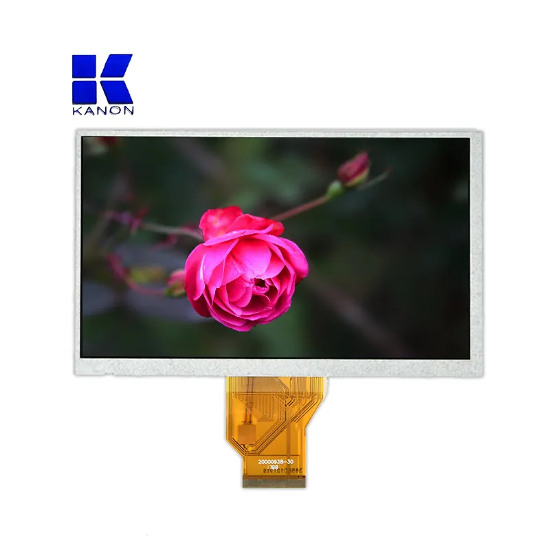 Industrial 7 polegadas a cores TFT LCD painel módulo 800*480 TN tela LCD compatível com AT070TN92 tela colorida