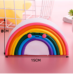Arc-en-ciel blanc chaud