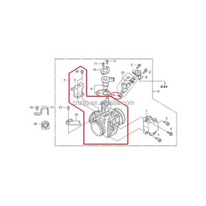 Accesorios para Motocicletas, Cuerpo de Aceleración para Motor de Motocicleta de 36 mm, 16400-KWT-701/1641A-KWT-305 para <span class=keywords><strong>Honda</strong></span> XRE300 <span class=keywords><strong>XRE</strong></span> <span class=keywords><strong>300</strong></span> 2013 - Product Image 6