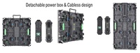 Pantalla LED Interior de Video HD King Visionled P3.91, Panel de Pantalla LED de Alquiler de Aluminio Fundido a Presión de 500*1000 mm para Centros Comerciales