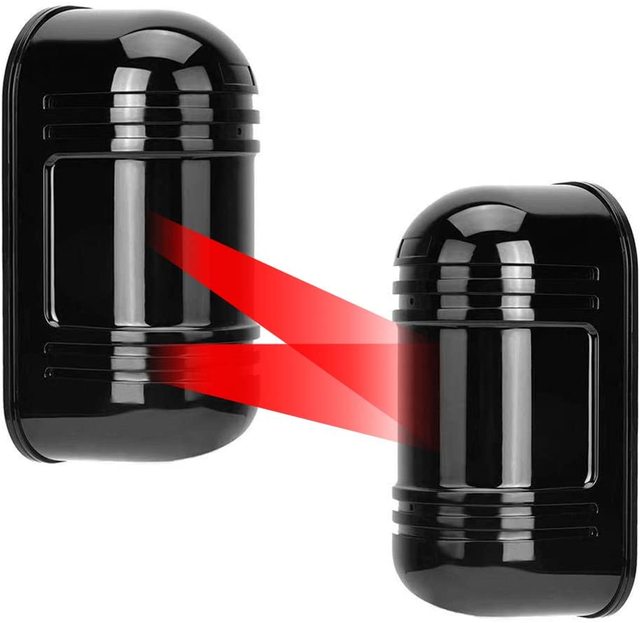 SODOWELL Dual Laser Detector Alarm Beam Sensor Indoor 300m Outdoor 60m Infrared Detector