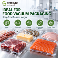 Sacs sous vide multicouches coextrudés pour aliments, sachets sous vide PA/PE haute barrière pour l'emballage sous vide de viande, fruits de mer et fromages