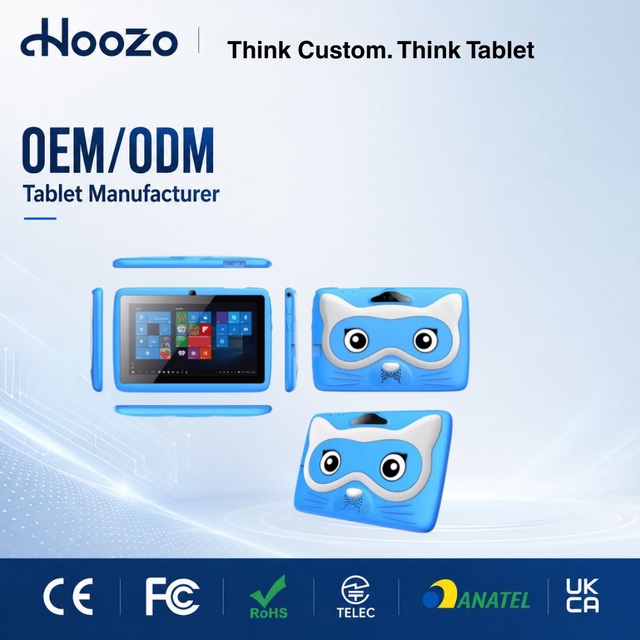 Auto-Power on 7" MTK Android 10 Tablet for Public Kids Zone Entertainment & Information Inquiry Kiosk Educational Hub