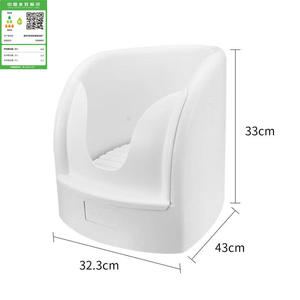Lavador de pies de plástico con manguera de pulverización para limpieza de pies musulmanes, fácil de limpiar, forma irregular, DW005 - Product Image 4