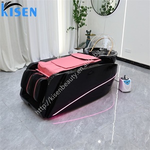 เตียงนวดสระผมอัตโนมัติ Kisen Modern Shampoo Massage Bed สไตล์ญี่ปุ่น สำหรับสปาผม โต๊ะทำผมไฟฟ้า เก้าอี้สระผม สำหรับคนอ้วน - Product Image 6
