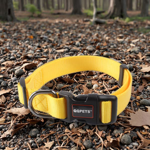 Effen Outdoor Tactische Hondenhalsband Gepersonaliseerd Dubbellaags Nylon Voor Middelgrote Grote Jachthonden Sjaaldecoratie Slijtvast - Product Image 4