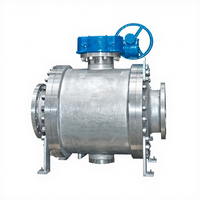 Vanne à boisseau sphérique en acier inoxydable de grande taille pour l'eau, raccord à bride, diamètre de port 3/4 po