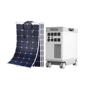 Centrale solaire hybride à semi-conducteurs de 5 kWh avec onduleur solaire de 5 kW + batterie empilable contrôlée par application Wi-Fi domestique - Product Image 3
